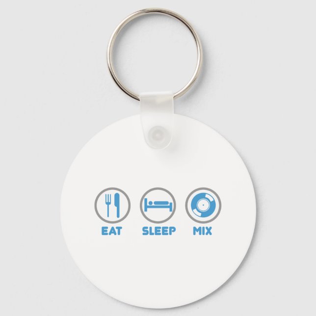 Chaveiro Coma, Durma, Misture novamente - DJ Disk Jockey Mu (Frente)