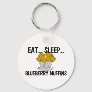 Chaveiro Coma MUFFIN DE BLUEBERRY do sono
