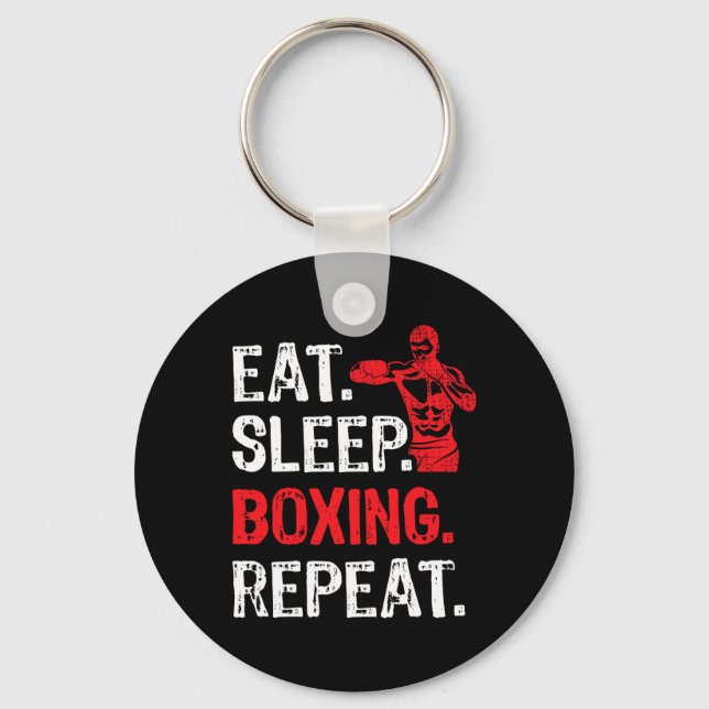 Chaveiro Coma o Repouso Boxing Repetir o Boxing Player Engr (Frente)