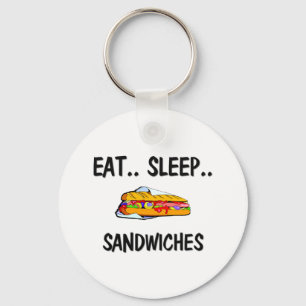 Chaveiro Coma SANDUÍCHES do sono