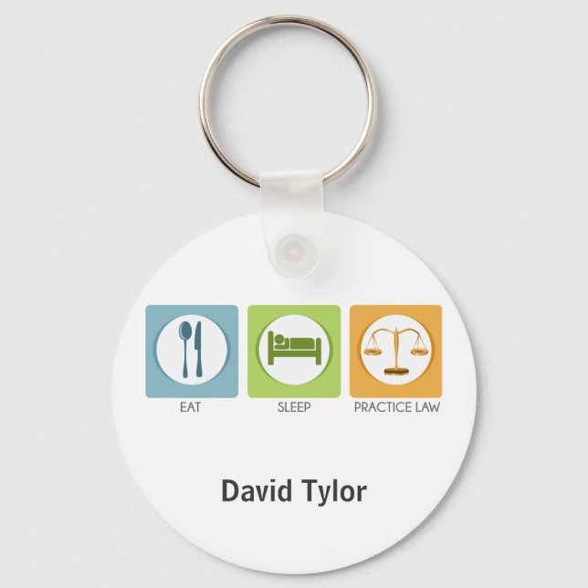 Chaveiro Coma sono, pratique a lei (Frente)