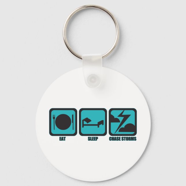 Chaveiro Coma Tempestades de Perda de Sono (Frente)