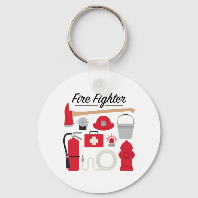 Chaveiro Combatente de Fogo (Frente)