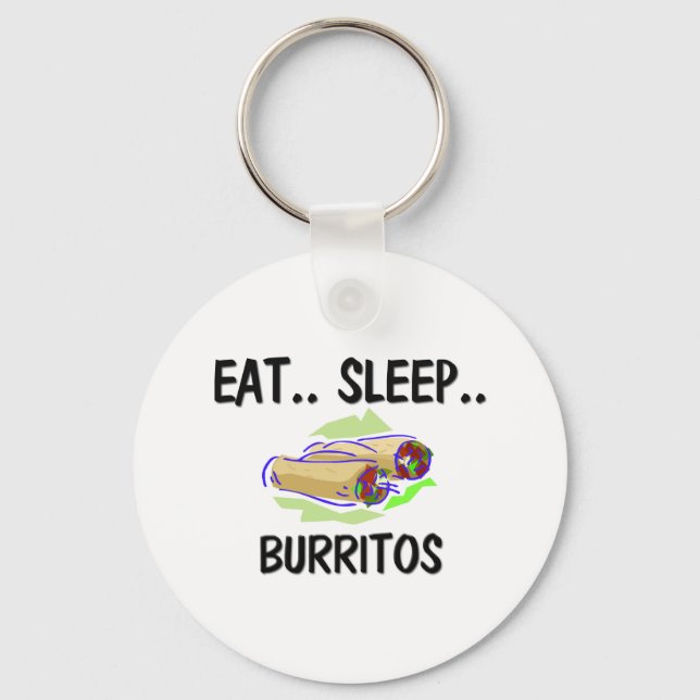Chaveiro Come Sleep BURRITOS (Frente)