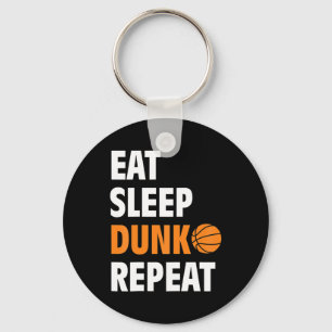 Chaveiro Come Sleep Dunk Repete Bball de Basquete Divertido