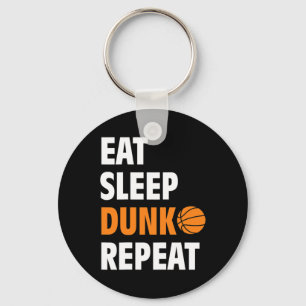 Chaveiro Come Sleep Dunk Repete Bball de Basquete Divertido