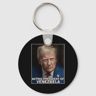 Chaveiro Comédia Trump Atuando como Presidente da Venezuela