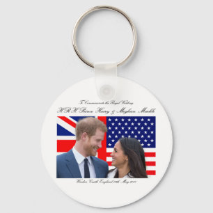 Chaveiro Comemorar o Casamento Real Harry e Meghan