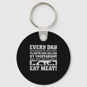 Chaveiro Comer Animais É Uma Camisa Estranha Plano Do Dia M