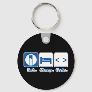 Chaveiro comer dormir codificar (html)