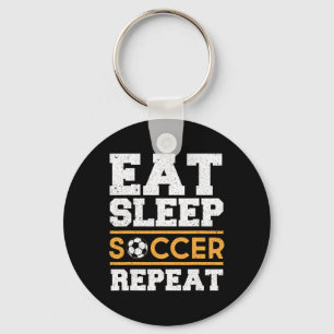 Chaveiro Comer Dormir Futebol Repetir - Presente Legal para