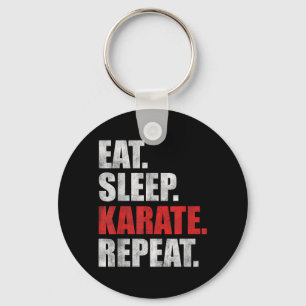 Chaveiro Comer Dormir Karate Repetir