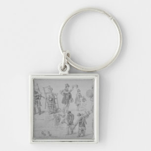 Chaveiro Comerciantes da rua de Londres, 1830-40