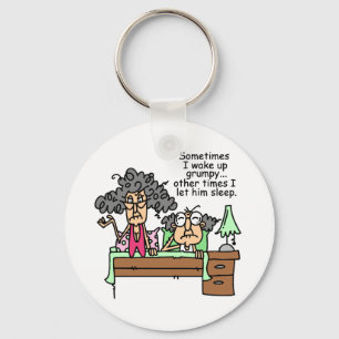 Chaveiro Cómico deixe o sono mal-humorado