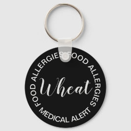 Chaveiro Comida Alergias Chave de Alerta Médico