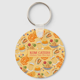 Chaveiro Comida da rua indiana - Corante festivo