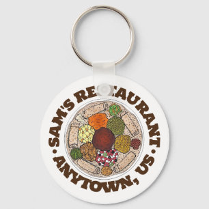 Chaveiro Comida Etíope Injera Wat Restaurant Comida Truck