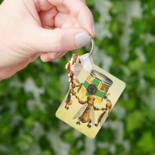 Chaveiro Comida, Jar Dançante De Mel Orgânico