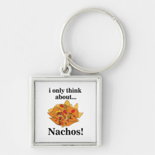 Chaveiro Comida Nachos Eu Só Penso Em Nachos