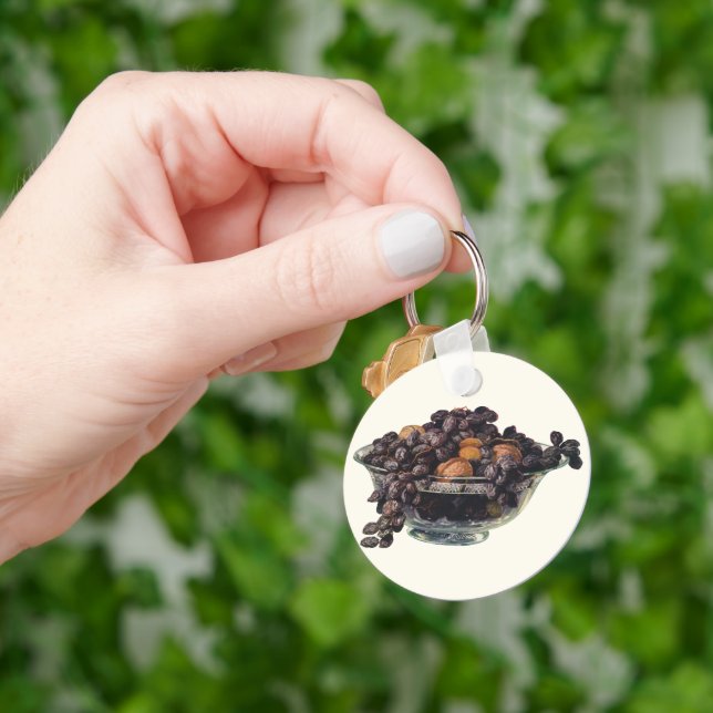 Chaveiro Comidas, Nozes e Amêndoas, Frutas e Loucos (Mão)