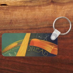 Chaveiro Comidas Saudáveis, Pão De Trigo Com Grãos Inteiros