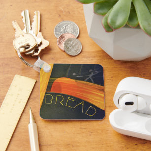 Chaveiro Comidas Saudáveis, Pão De Trigo Com Grãos Inteiros