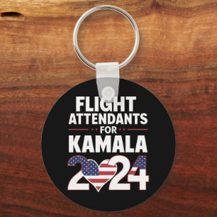 Chaveiro Comissários de Bordo Para Kamala Harris Eleição 20