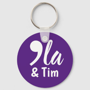 Chaveiro Comma Kamala e Tim 2024