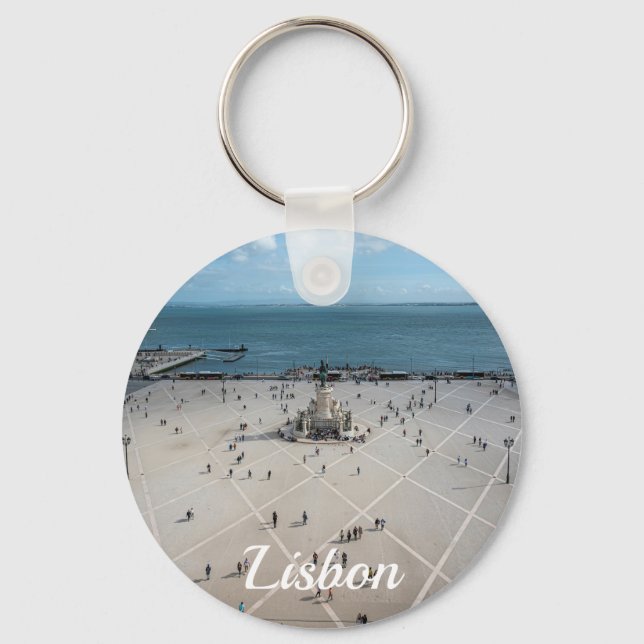 Chaveiro Commerce Square de cima em Lisboa, Portugal (Frente)
