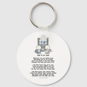 Chaveiro Como comer a sopa - os lodos