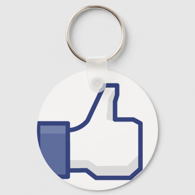 Chaveiro Como Mão - Polegar para Cima no FB (Frente)