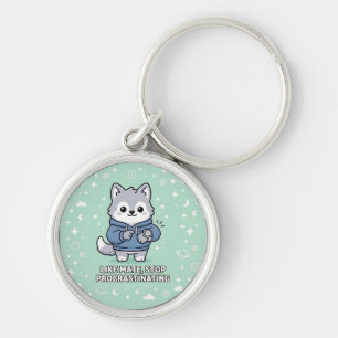 Chaveiro Como parceiro, pare de procrastinar Lobo Perdido