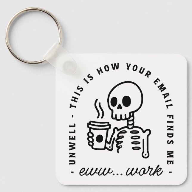 Chaveiro Como seu e-mail me parece engraçado eww trabalho d (Frente)