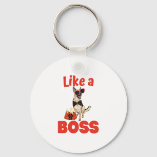Chaveiro Como Um German shepherd Chefe