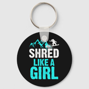 Chaveiro Como Uma Garota Snowboard Gift 1