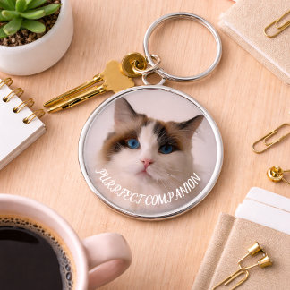 Chaveiro Companheiro Perfeito Foto Personalizada de Animal