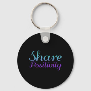 Chaveiro Compartilhe Design de Prevenção de Positividade