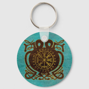 Chaveiro Compasso da navegação de Vegvisir - de Viking