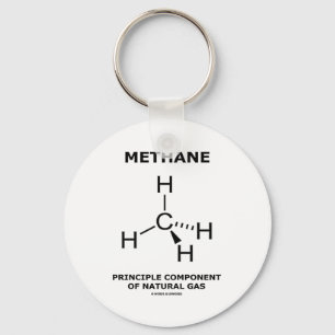 Chaveiro Componente do princípio do metano do gás natural