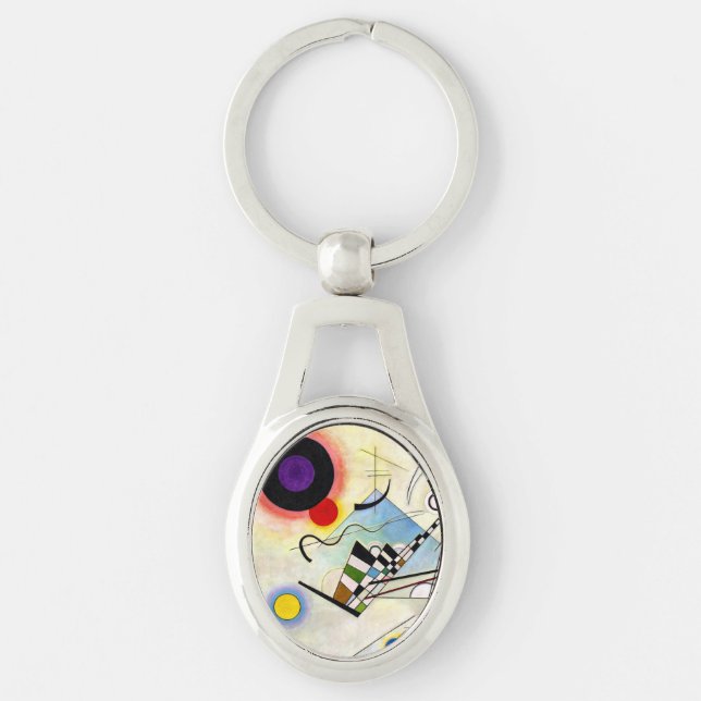 Chaveiro Composição 8 de Kandinsky (Frente)