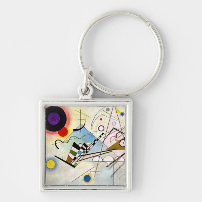 Chaveiro Composição 8 de Kandinsky (Frente)