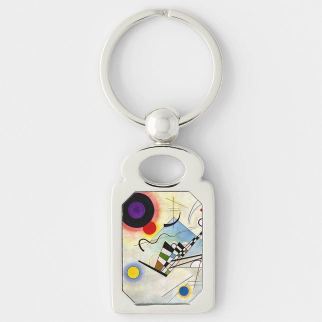 Chaveiro Composição 8 de Kandinsky (Frente)