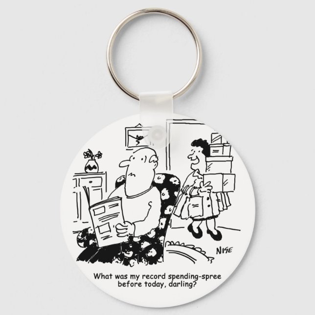 Chaveiro Comprando Trip. Gasto de Registro. Oversação em Co (Frente)