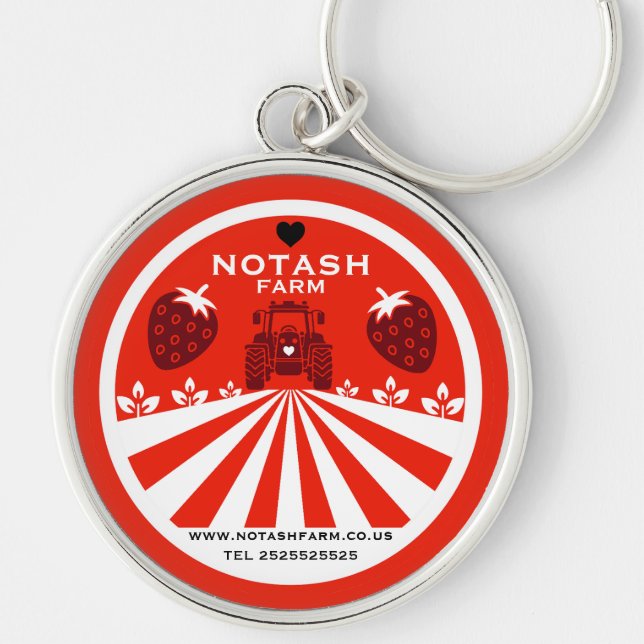 Chaveiro Compro de Fazenda de morango (Frente)