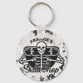 Chaveiro Compro de Skate de skull Skateboard do ADD persona