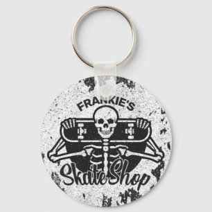 Chaveiro Compro de Skate de skull Skateboard do ADD persona