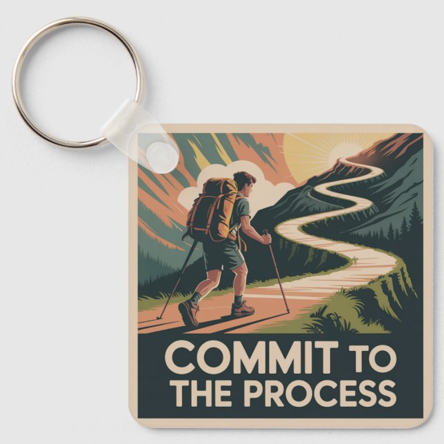Chaveiro Comprometer-se Com o Processo (Frente)