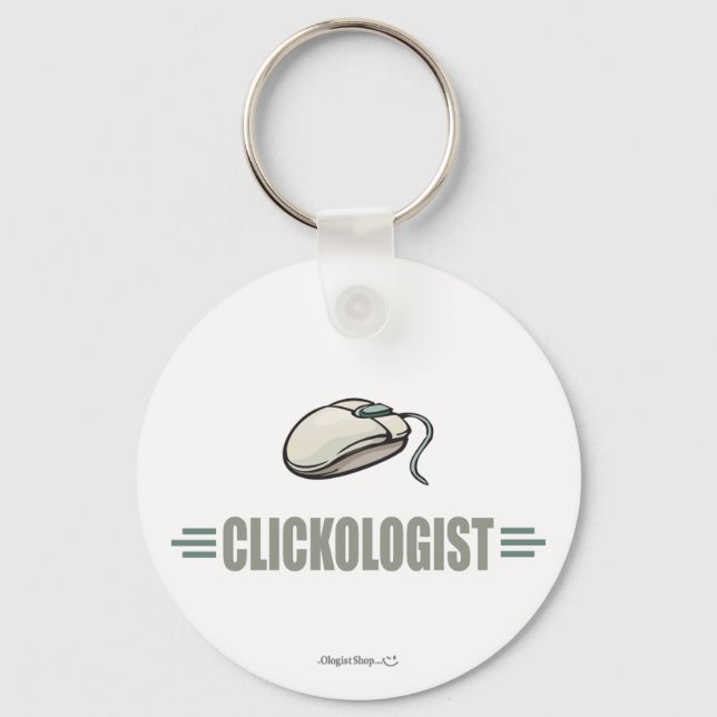 Chaveiro Computador Humorístico (Frente)