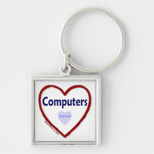 Chaveiro Computadores com amor