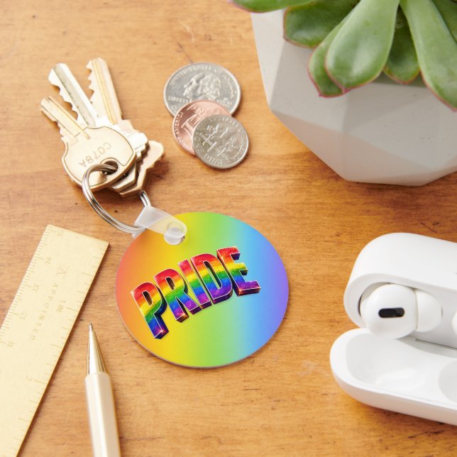Chaveiro Comunidade LGBTQIA+ Orgulho Arco-Íris (Mesa)